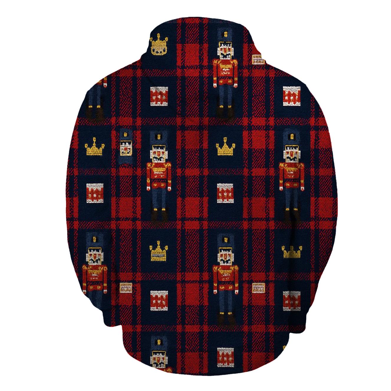 Nutcracker Marching Plaid Design graphic hoodies