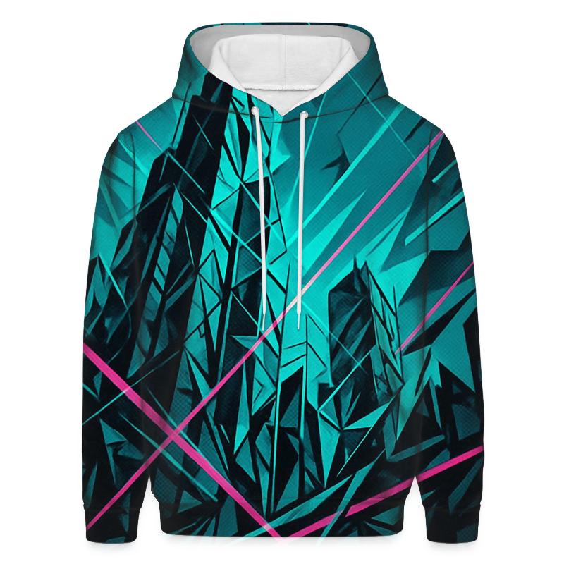 Prismatic City Fracture lightweight hoodies