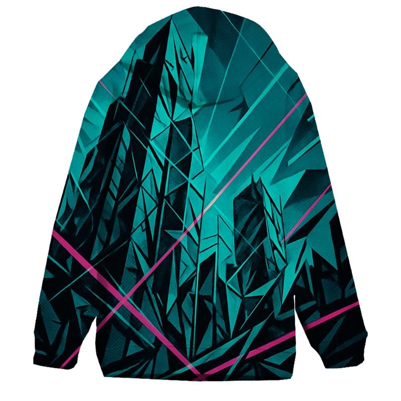 Prismatic City Fracture lightweight hoodies