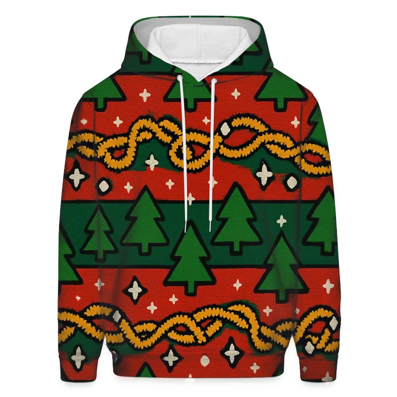 Tangled Tinsel Forest Bands Design hoodies fashion