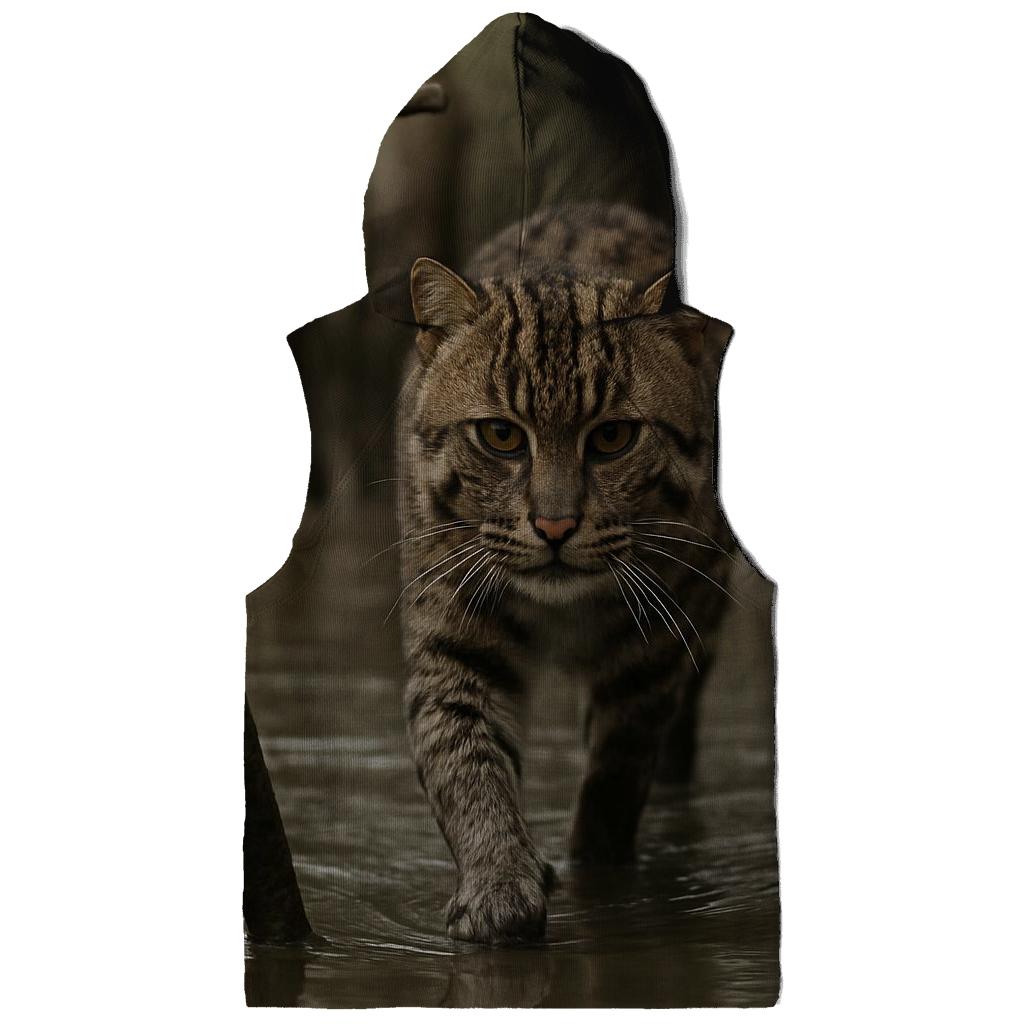 Mangrove Quiet Fishing Cat graphic hoodies