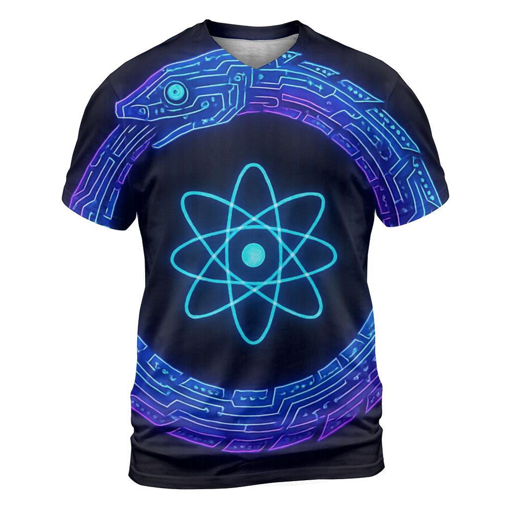 Quantum Circuit Ouroboros personalized full print shirts