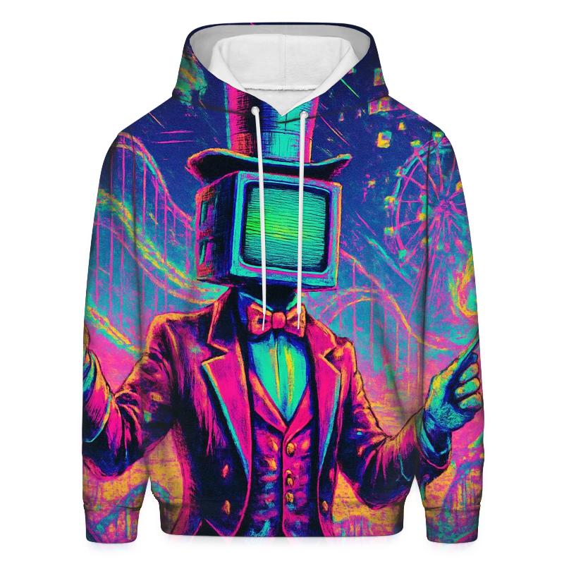 Glitch Carnival Conductor designer hoodies