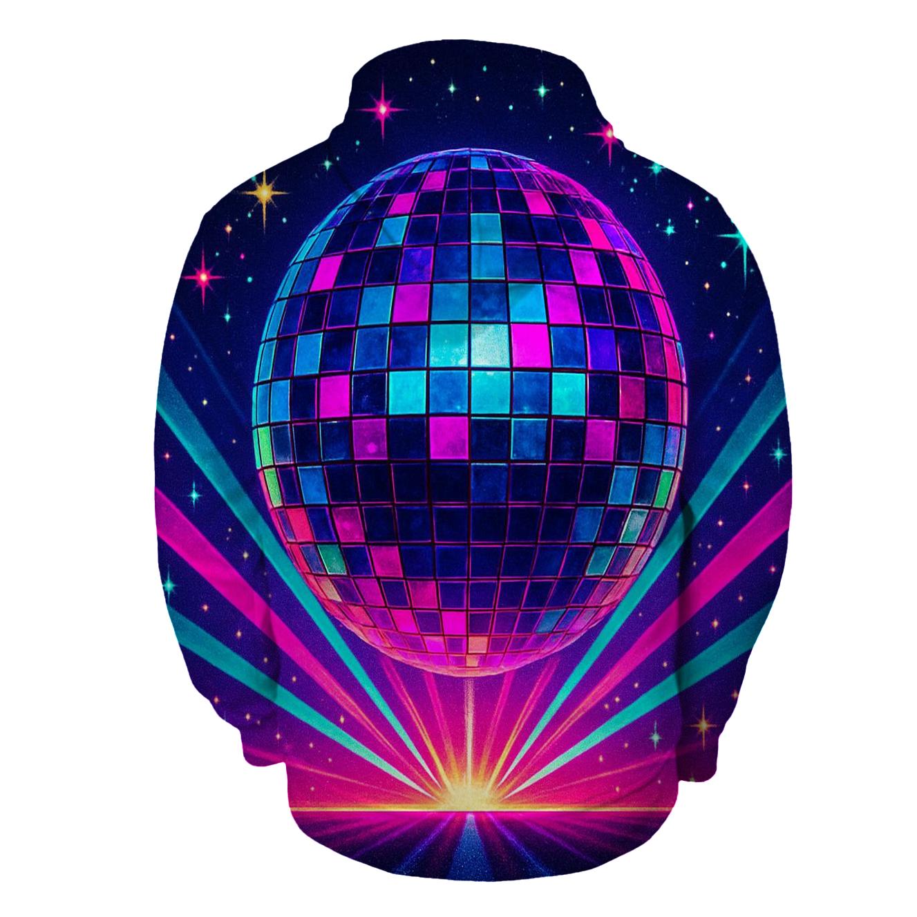 Prismatic Disco Eclipse premium hoodies