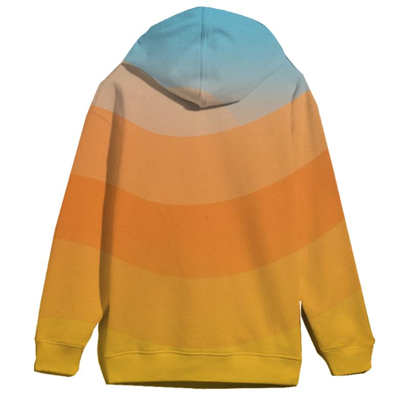 Citrus Sky Fusion printed hoodies