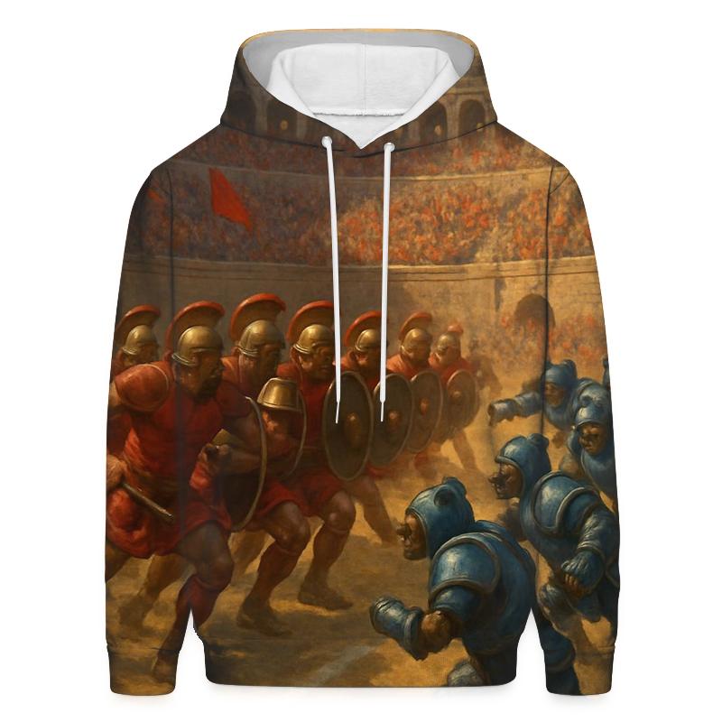 Ancient Colosseum Clash Braves Legion Against Iron Cubs hoodies fashion