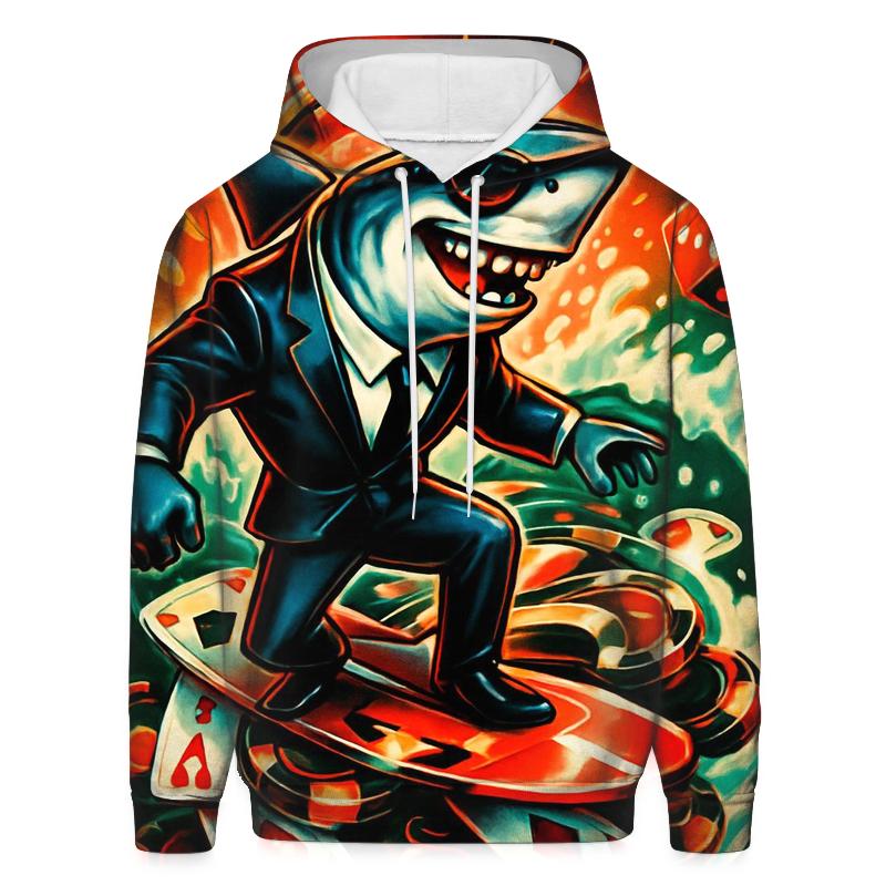 Card Shark Cyclone embroidered hoodies