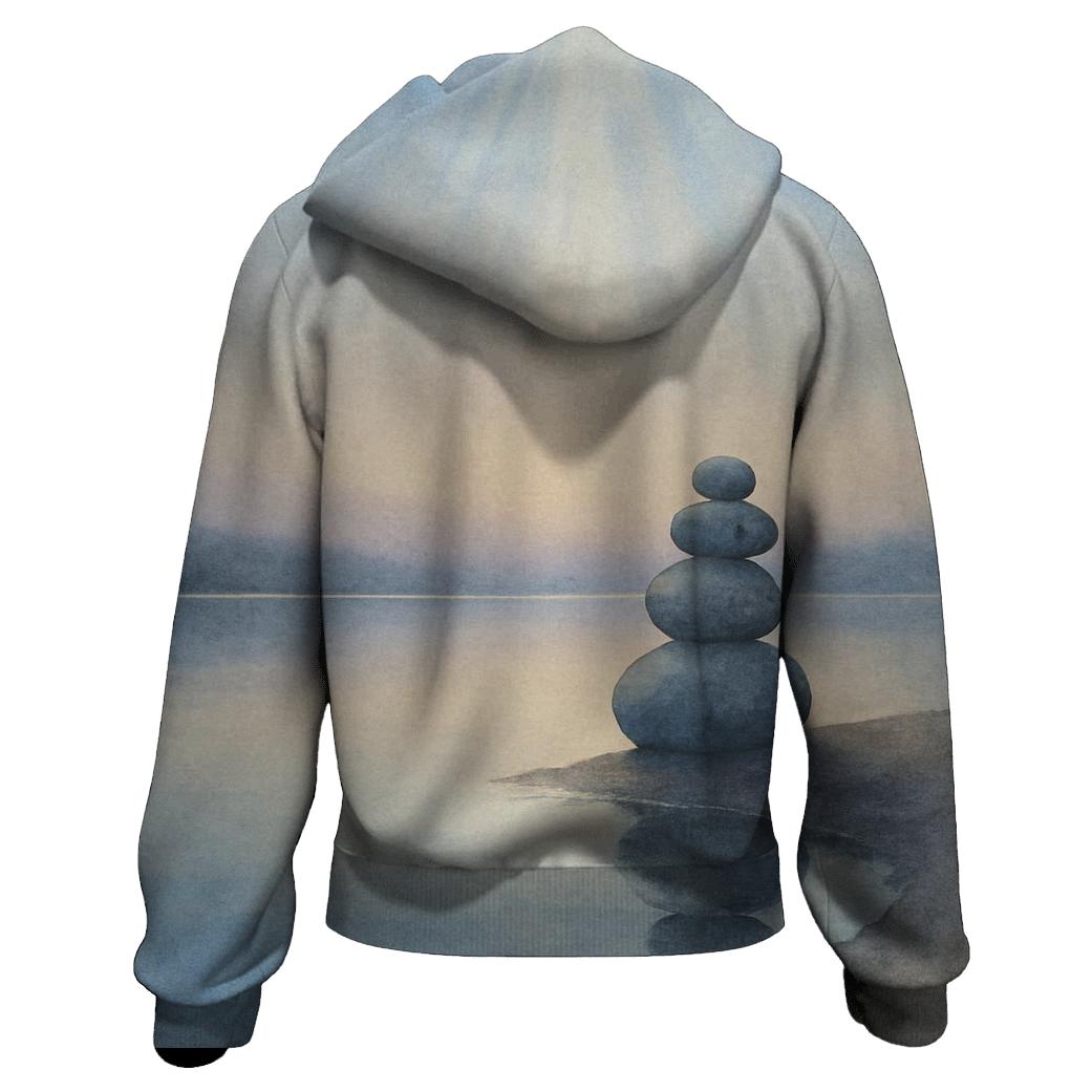 Luminous Stillness Horizon custom hoodies