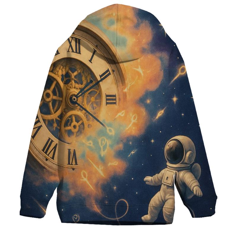 Whimsy Clockwork Nebula printed hoodies