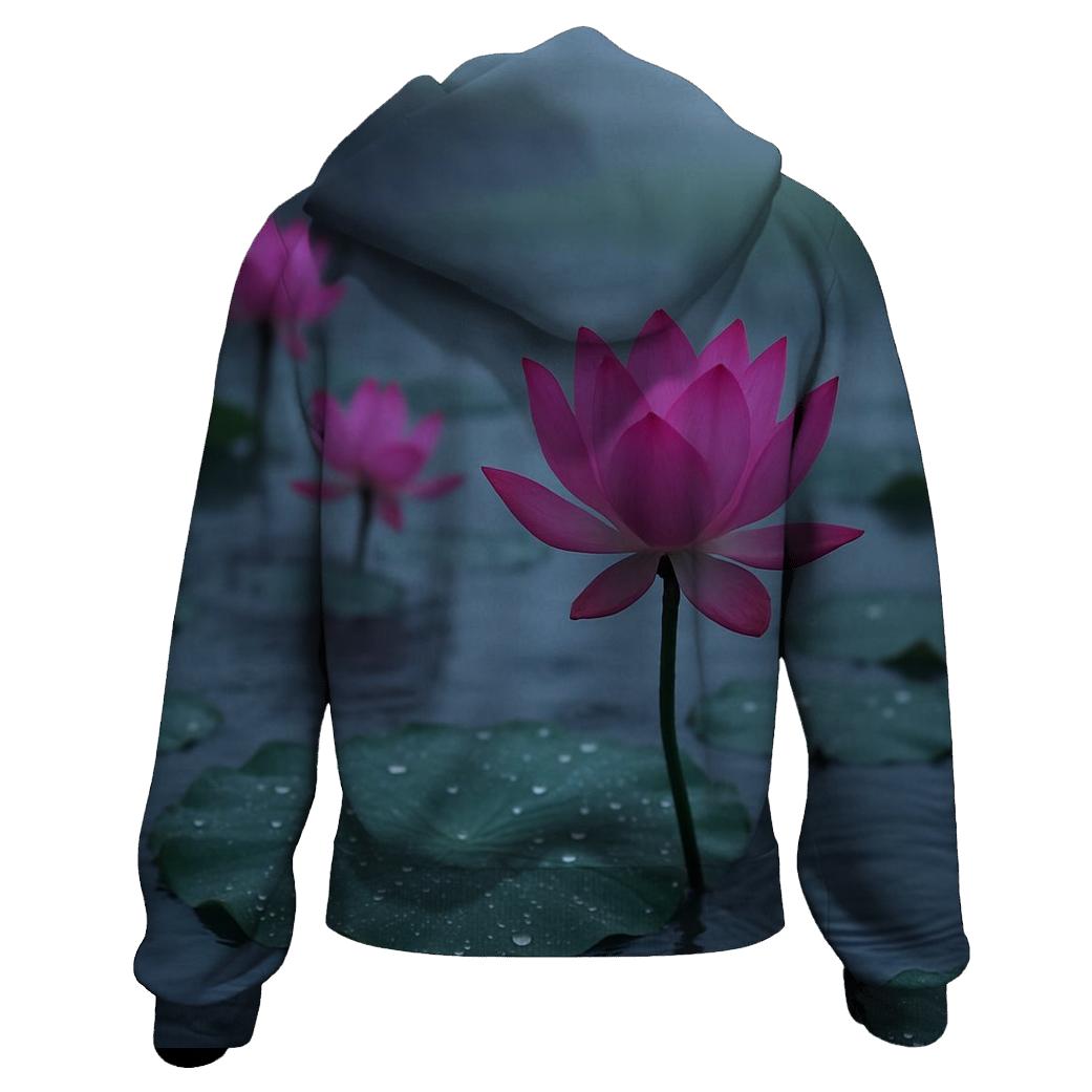 Monsoon Lotus Pond At Dawn hoodie trends