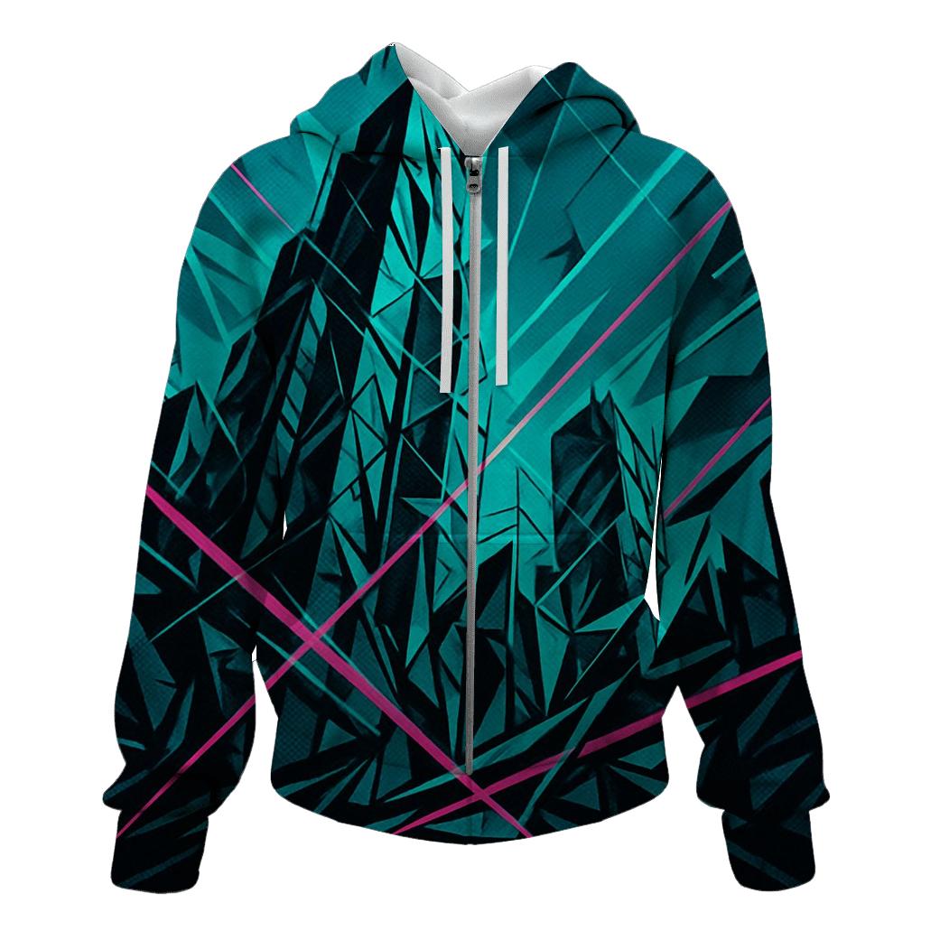 Prismatic City Fracture hoodies fashion