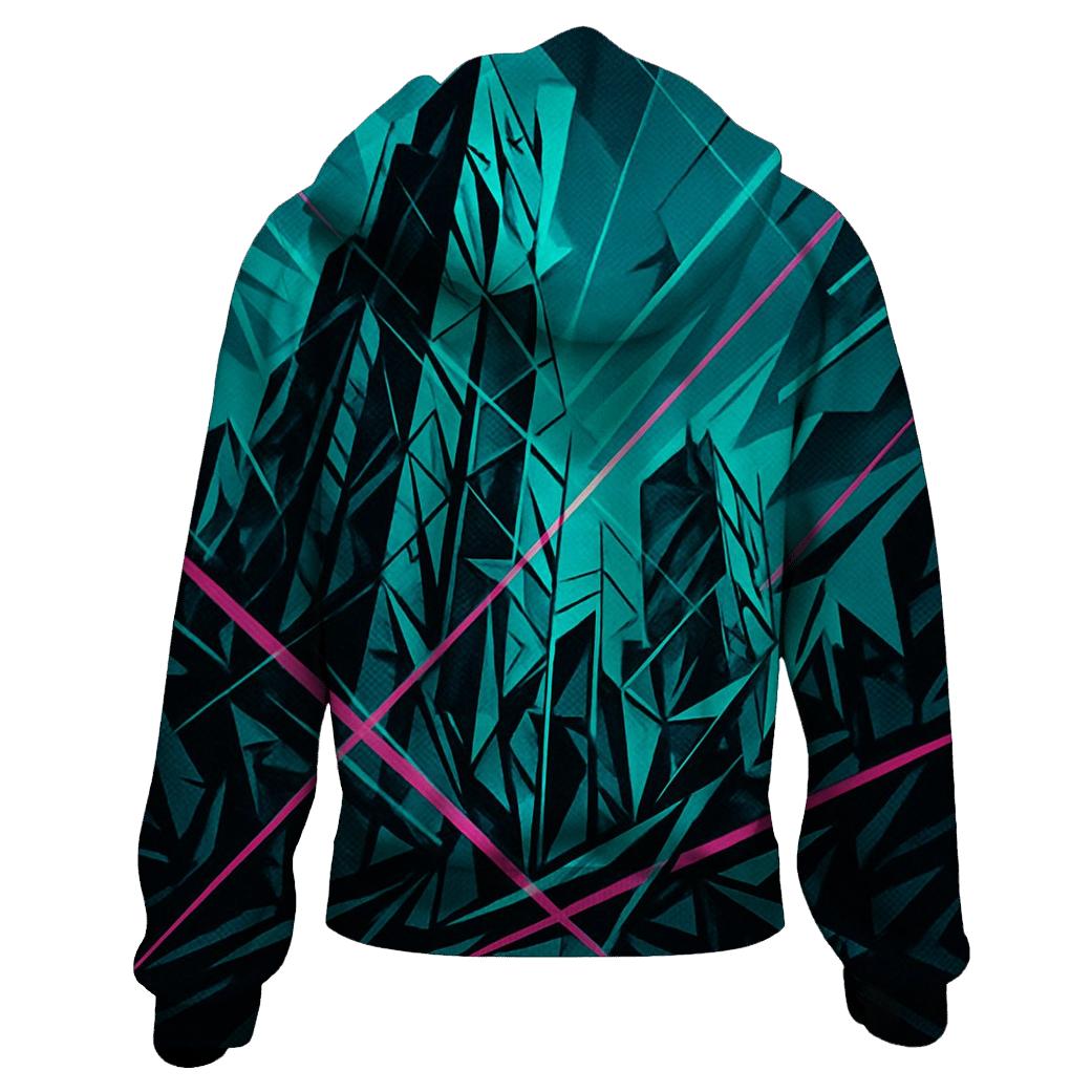 Prismatic City Fracture hoodies fashion