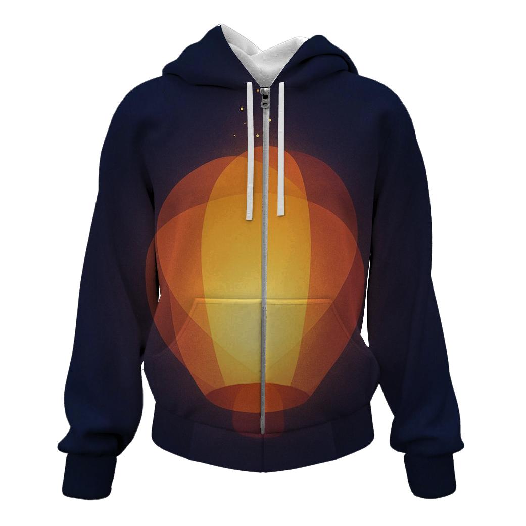 Infinite Lantern Of Hope printed hoodies