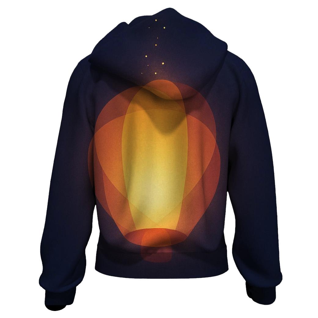 Infinite Lantern Of Hope printed hoodies