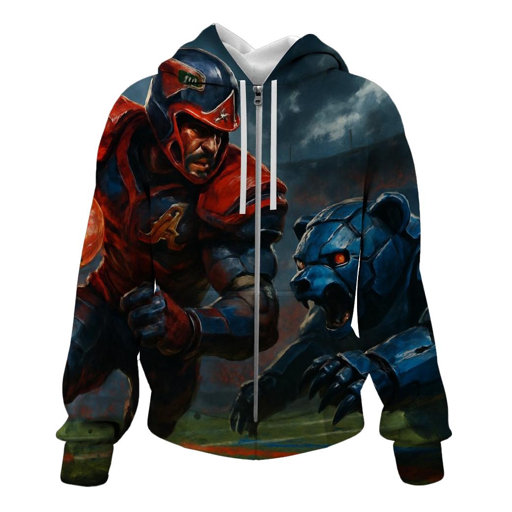 Gridiron Battle Of The Tribal Hawk And Iron Claw Cub hoodies fashion
