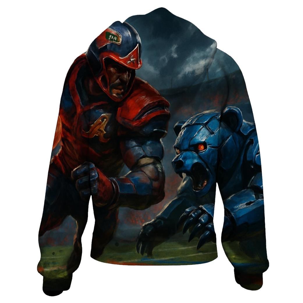 Gridiron Battle Of The Tribal Hawk And Iron Claw Cub hoodies fashion