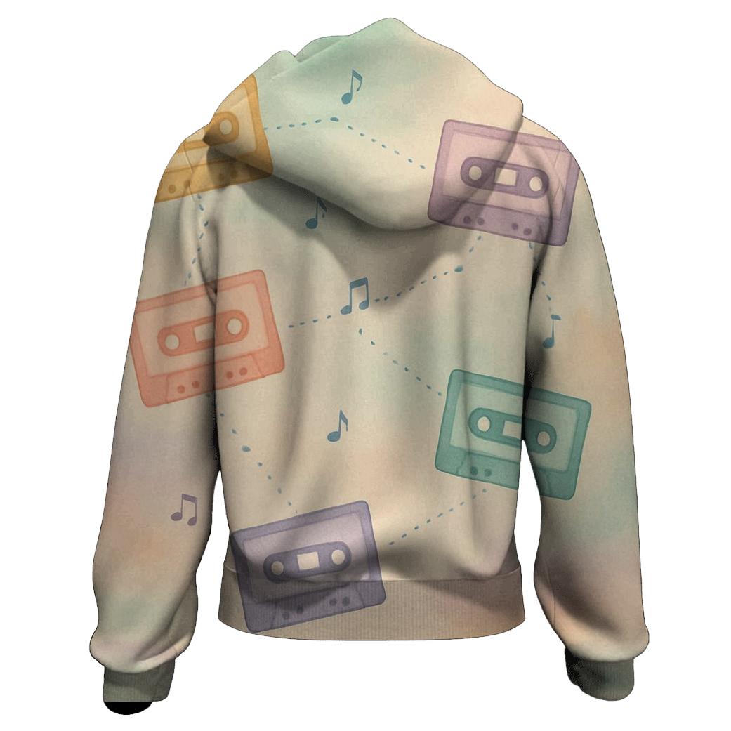 Pastel Cassette Constellations designer hoodies