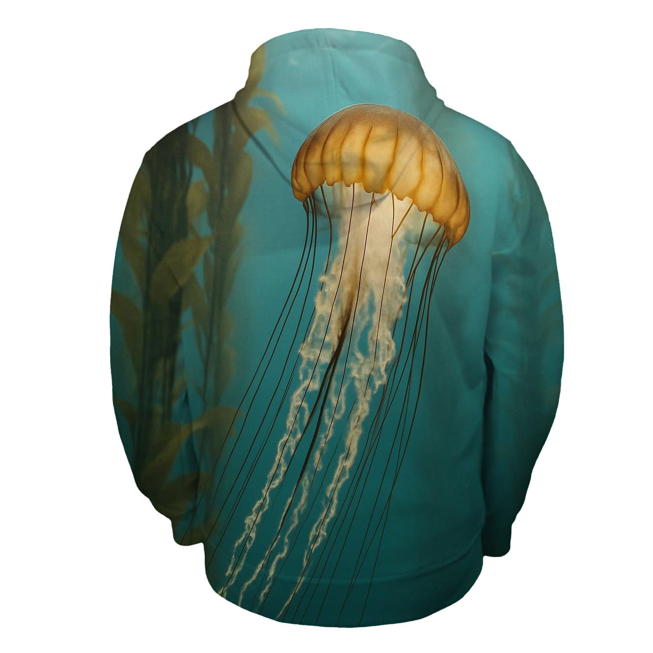 Kelp Forest Drift Pacific Sea Nettle pullover hoodies