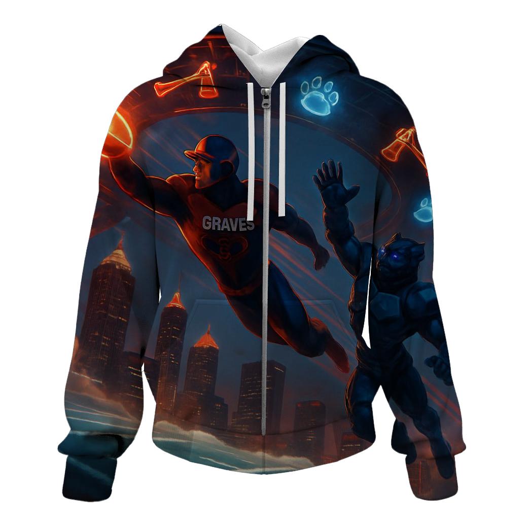 Sky Stadium Clash Braves Thunder Versus Cub Storm hoodies fashion