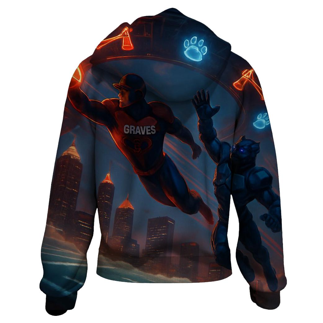 Sky Stadium Clash Braves Thunder Versus Cub Storm hoodies fashion