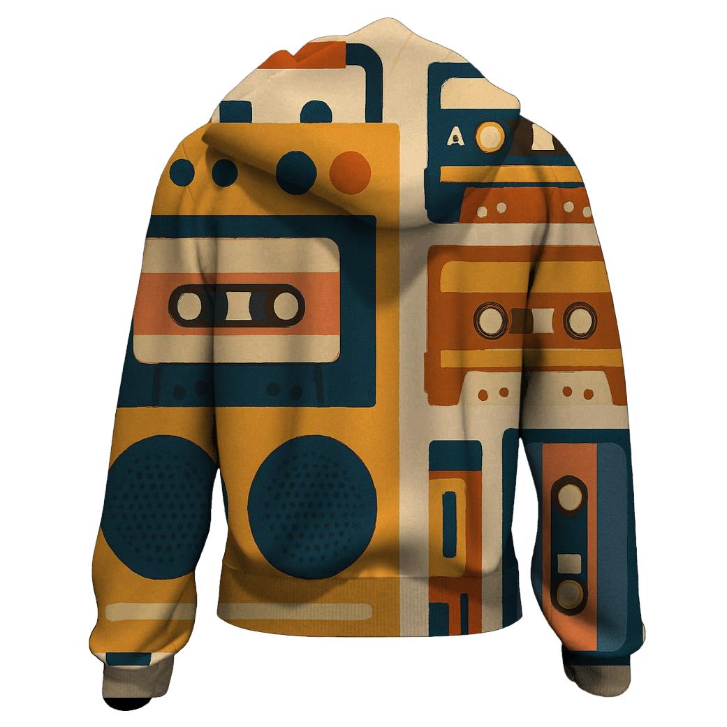 Groovy Stereo Mixtape Vibes custom hoodies