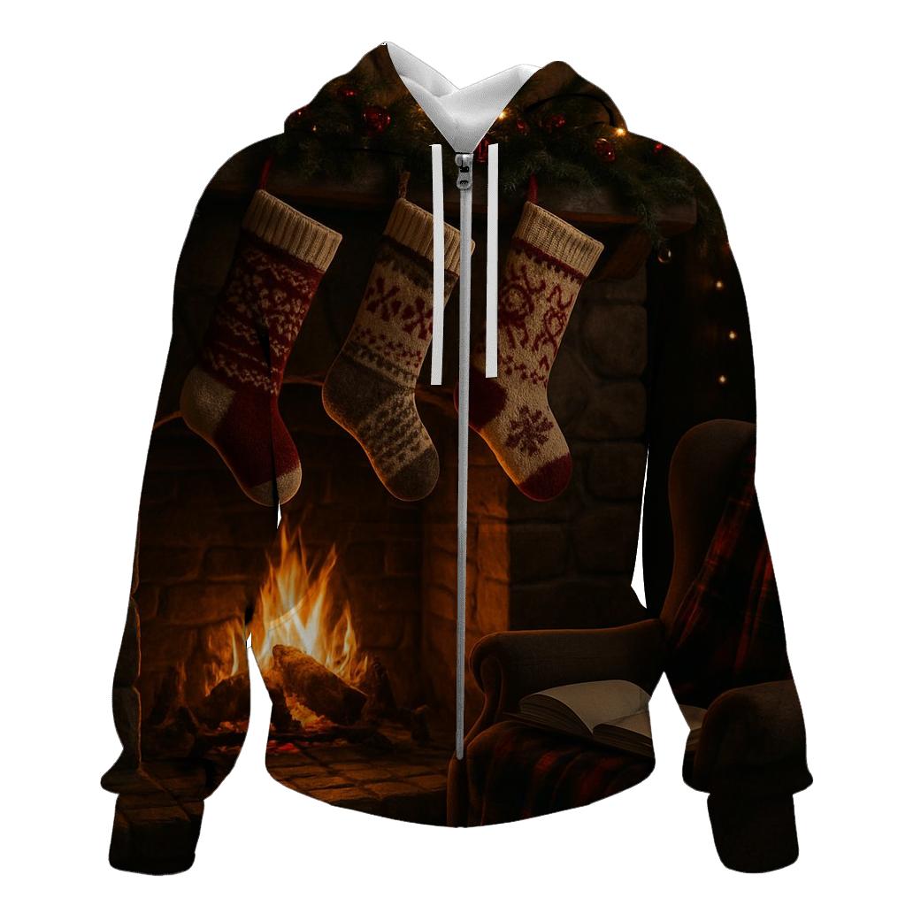 Fireside Stockings And Storytime pullover hoodies