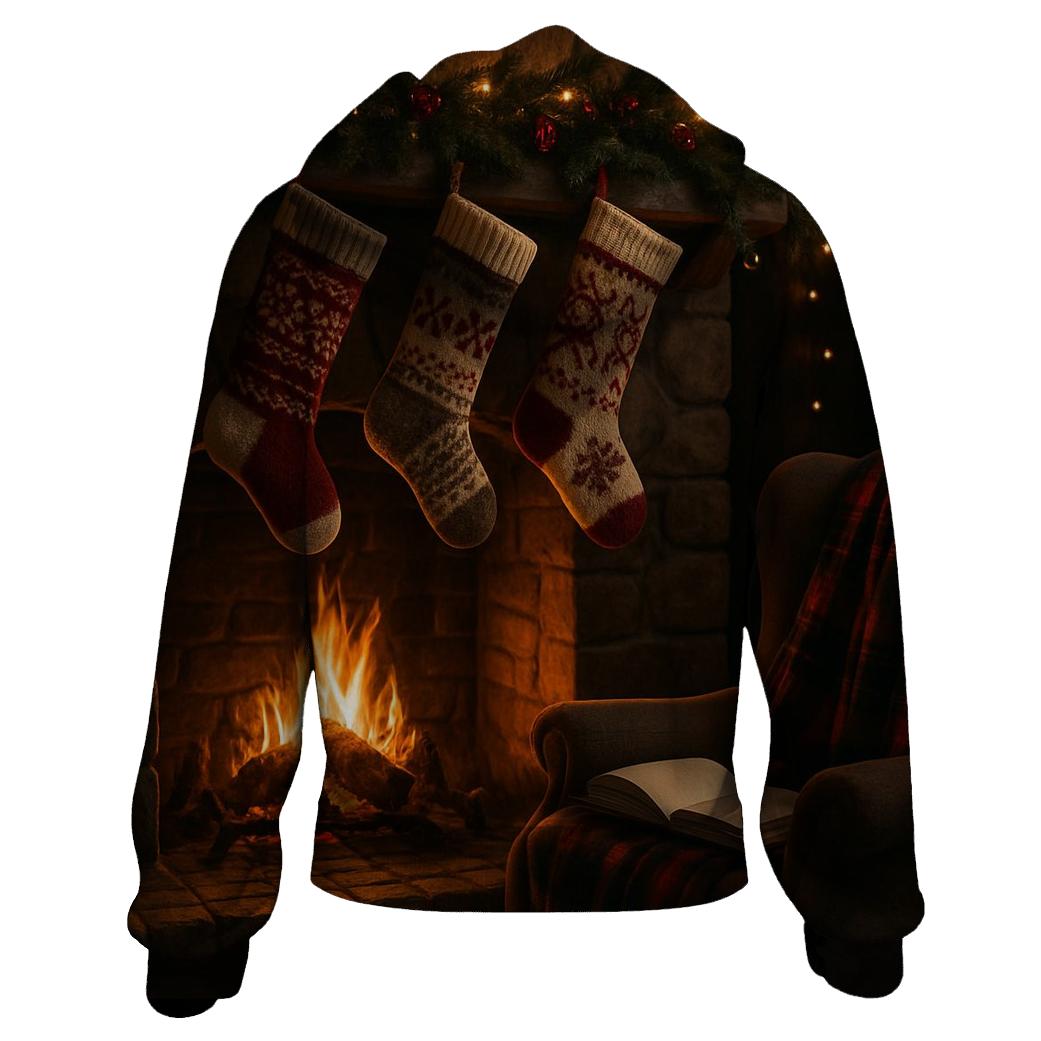 Fireside Stockings And Storytime pullover hoodies
