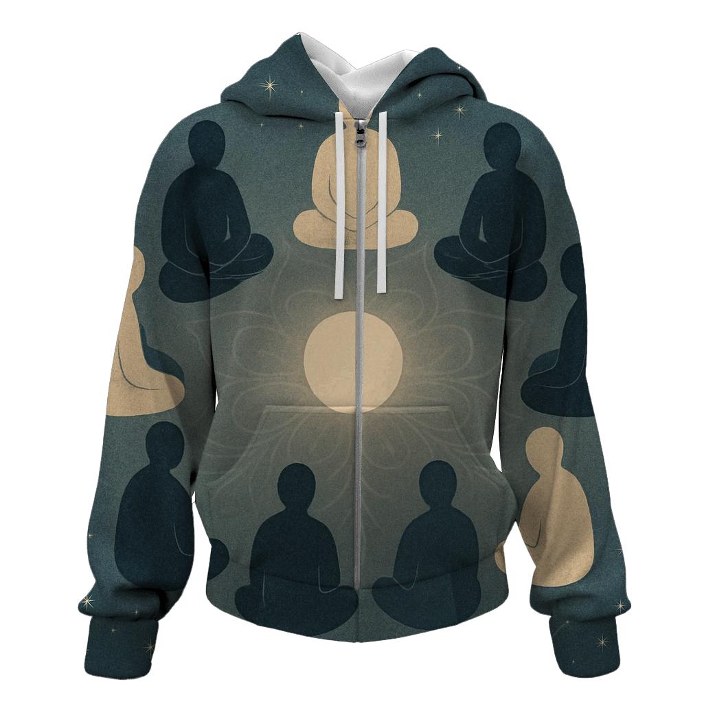 Celestial Listening Circle custom hoodies