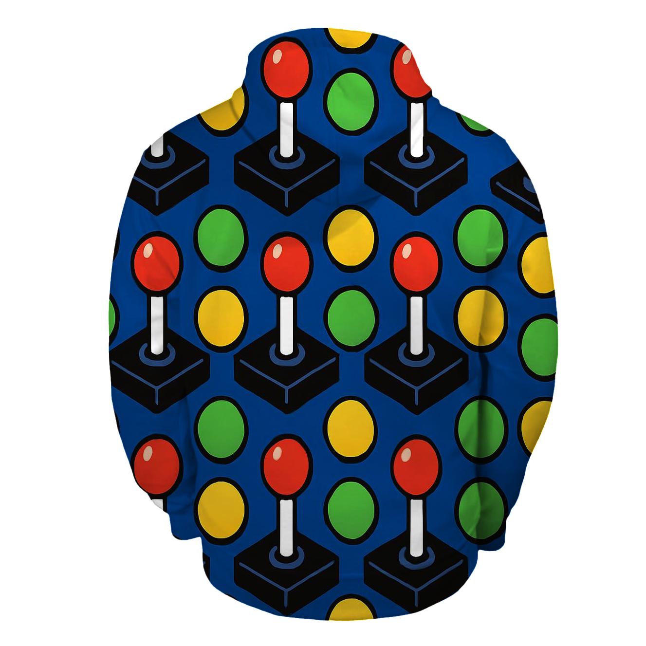 Arcade Joystick Mosaic heavyweight hoodies