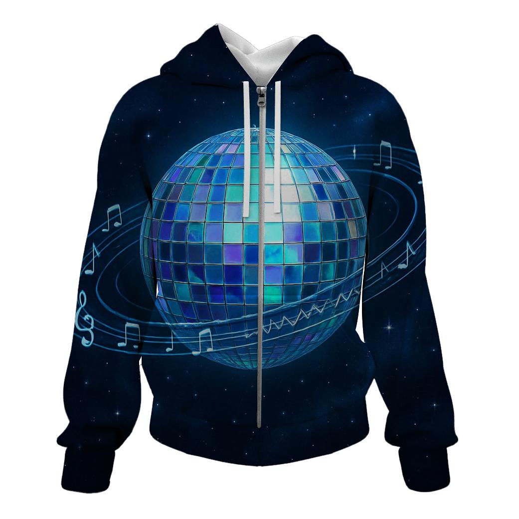 Holographic Disco Orbit hoodie trends