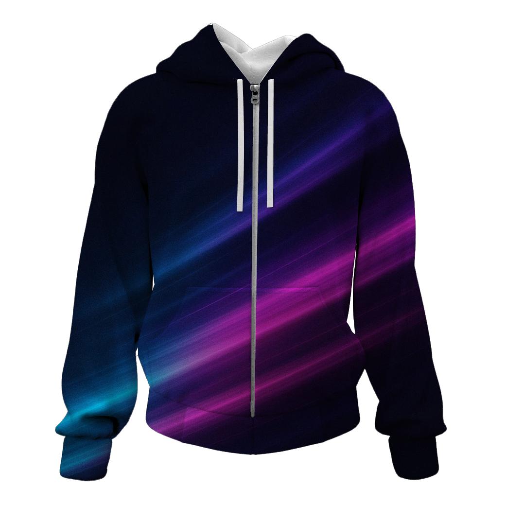 Midnight Neon Drift graphic hoodies