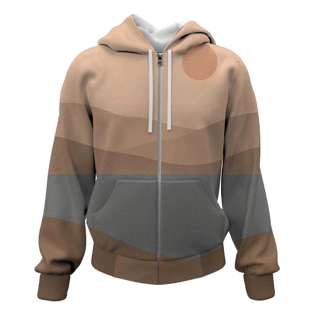 Minimal Horizon Linescape hoodie trends