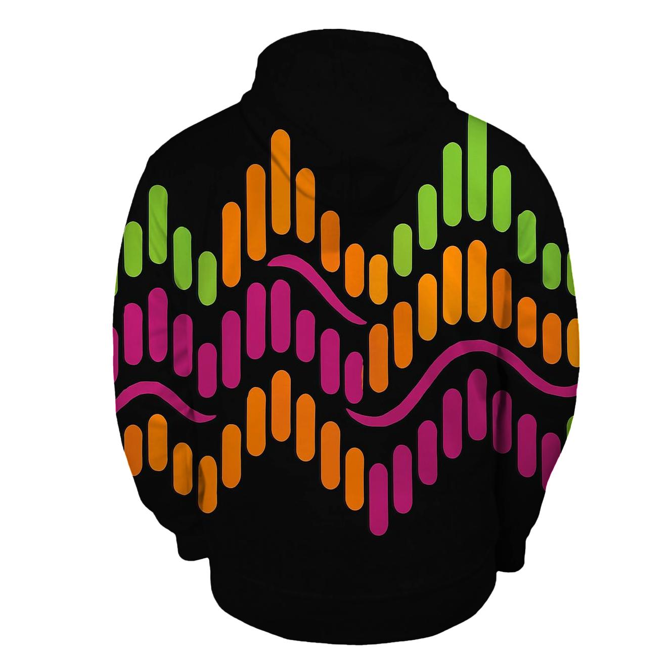 Analog Equalizer Waves hoodie styles