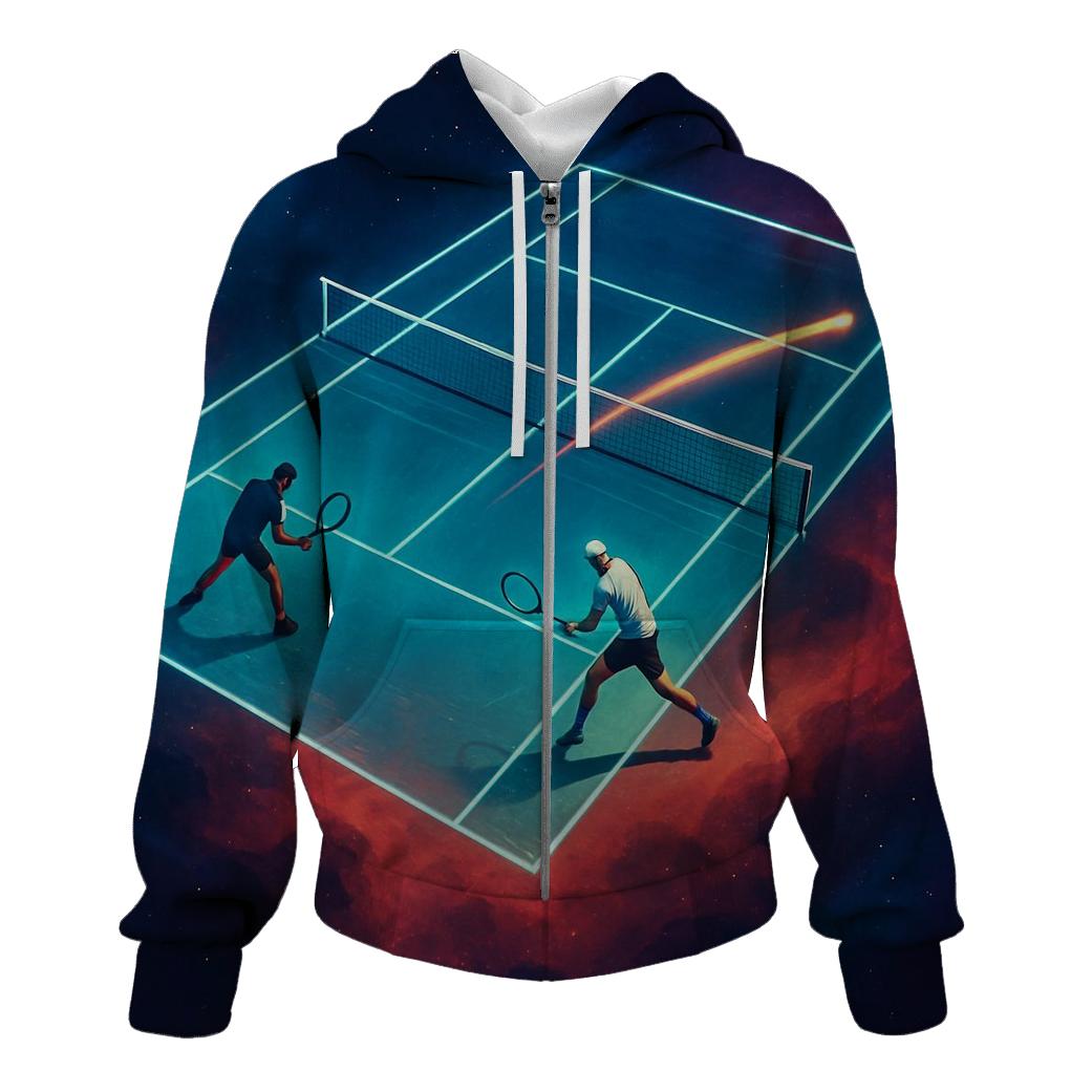 Nebula Tennis Rally designer hoodies