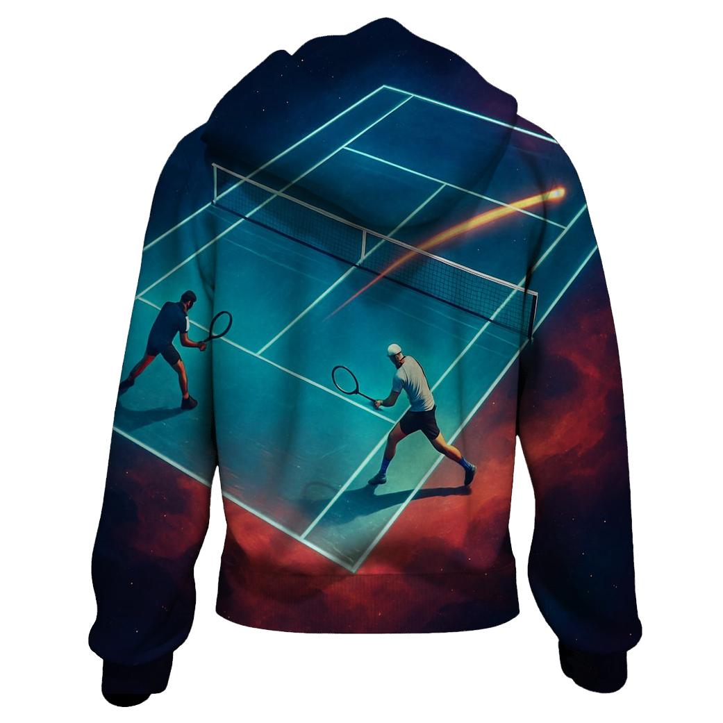 Nebula Tennis Rally designer hoodies