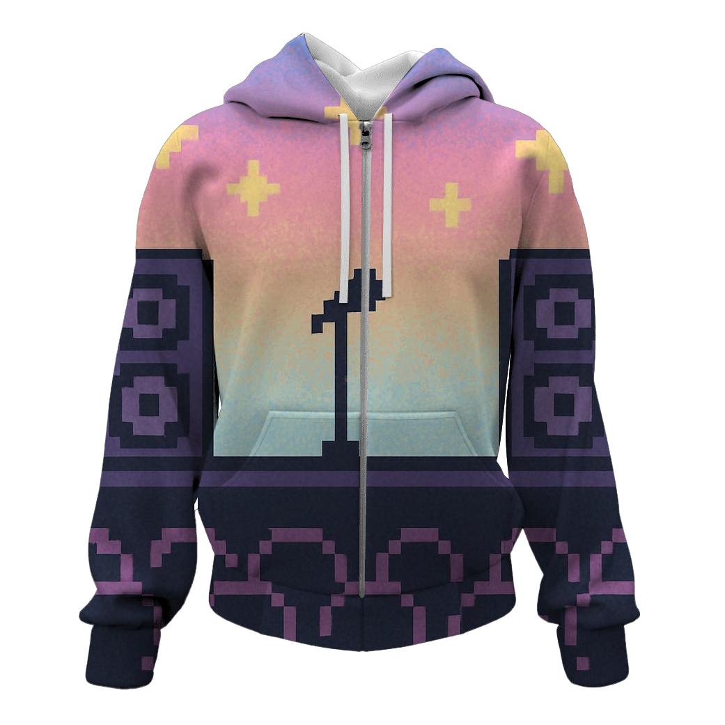 Pixel Stage Dream graphic hoodies