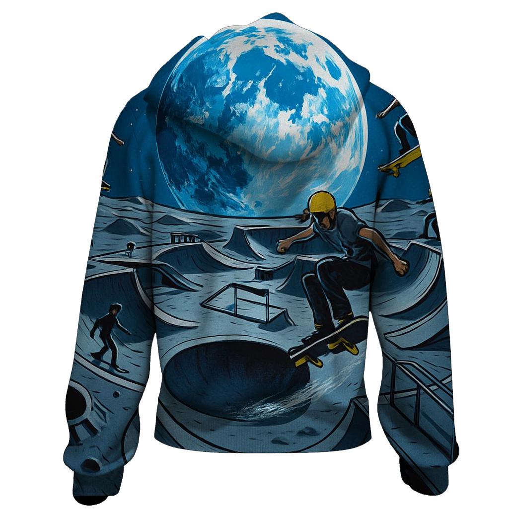 Lunar Skate Park Session embroidered hoodies