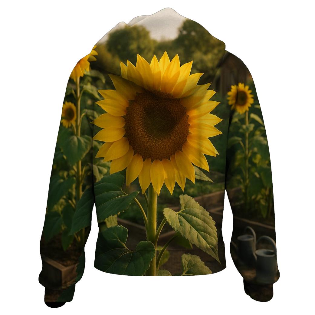 Sunflowers Bordering An Allotment Garden hoodie styles