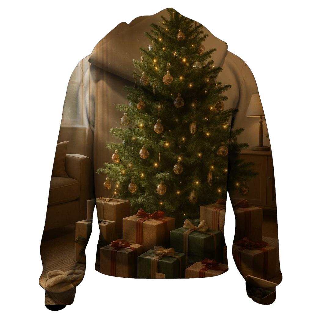 Cozy Christmas Morning Tree And Gifts custom hoodies