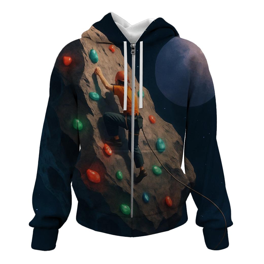 Asteroid Climbing Wall pullover hoodies