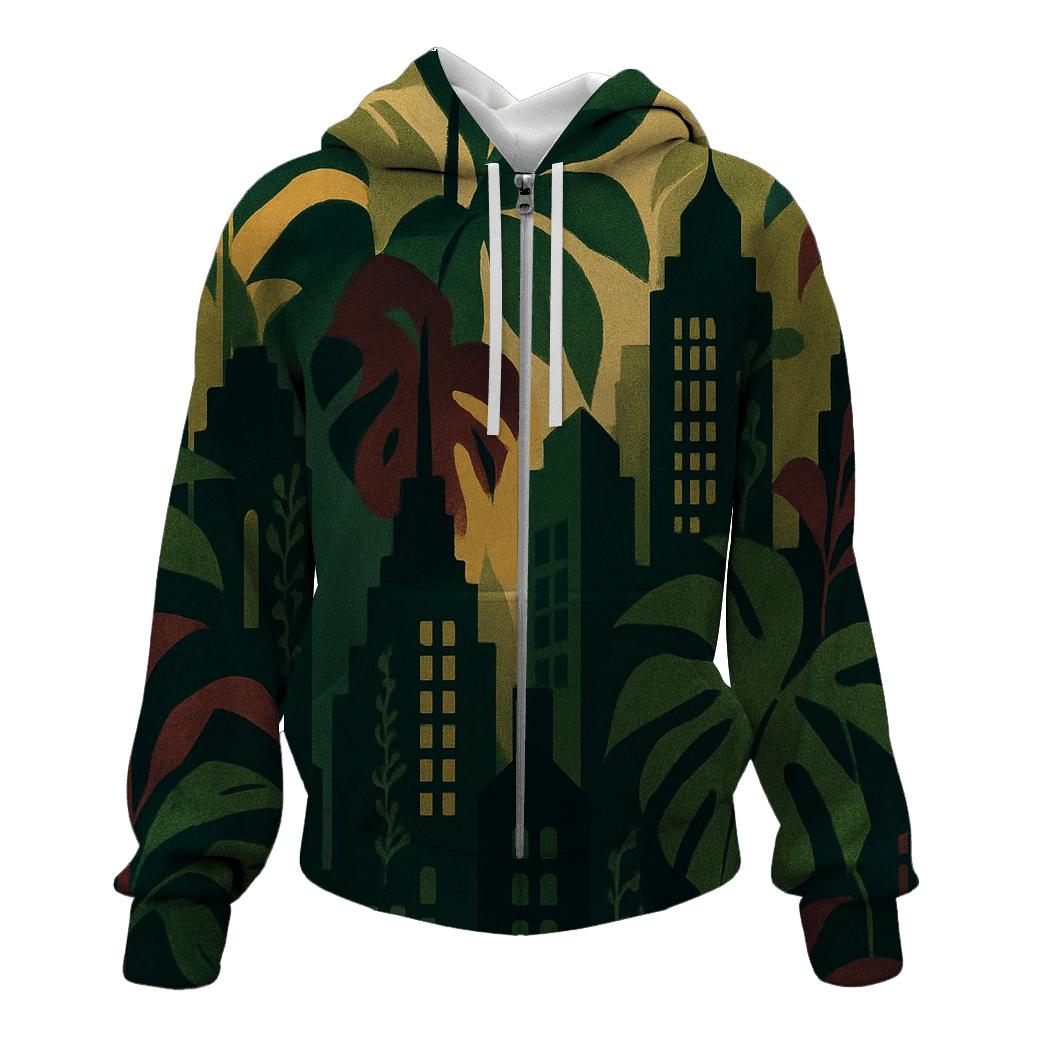 Urban Jungle Overgrowth hoodies fashion