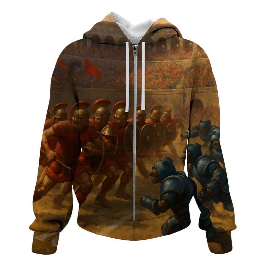 Ancient Colosseum Clash Braves Legion Against Iron Cubs hoodie trends