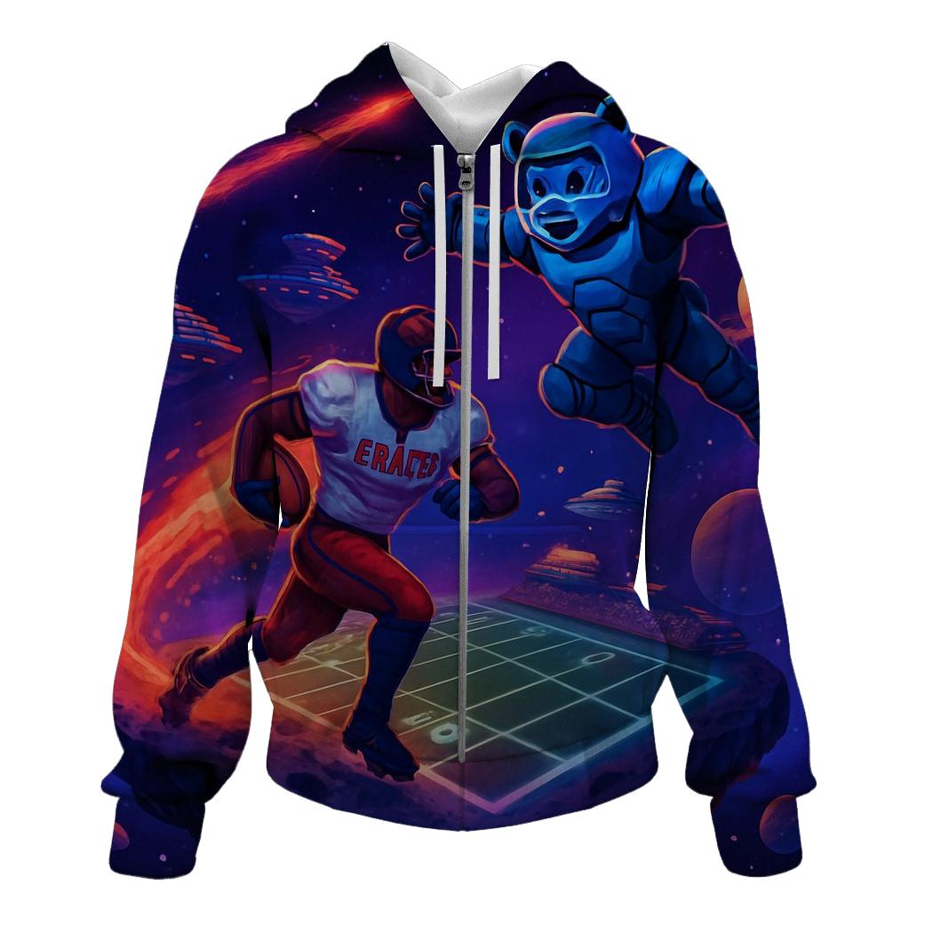 Galaxy Yard Line Braves Comet Dash And Cub Gravity Tackle custom hoodies