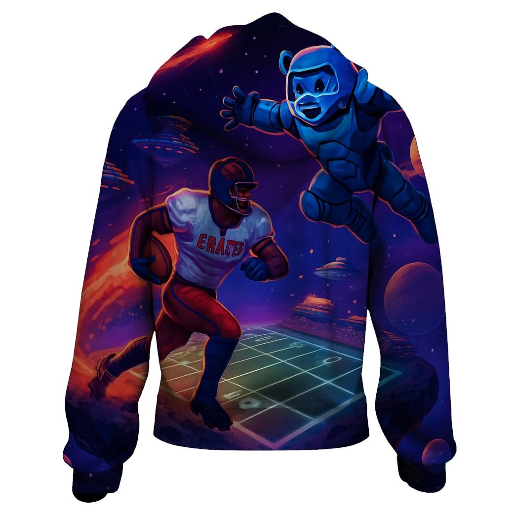 Galaxy Yard Line Braves Comet Dash And Cub Gravity Tackle custom hoodies