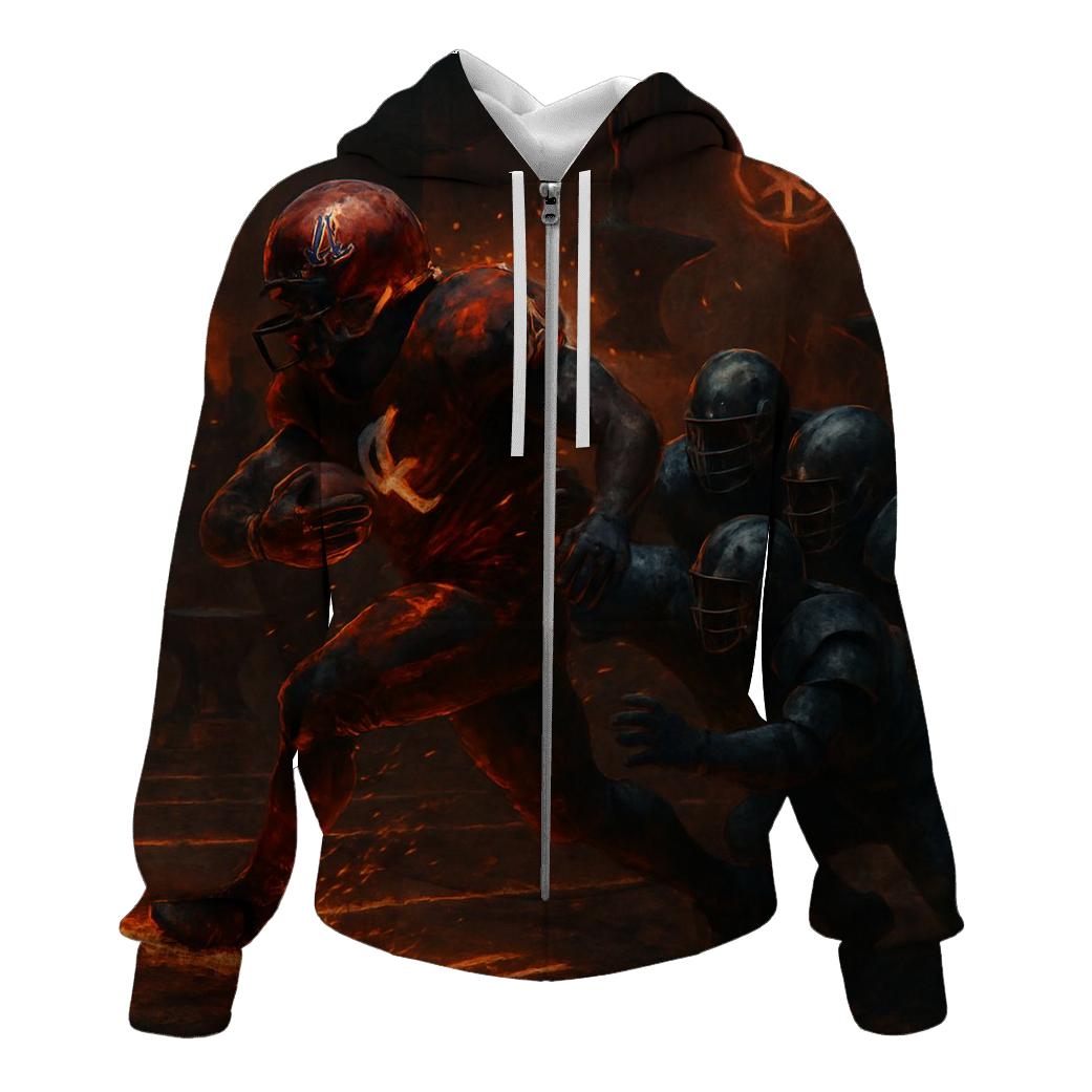 Underground Forge Field Braves Flame Versus Steel Claw Cubs premium hoodies