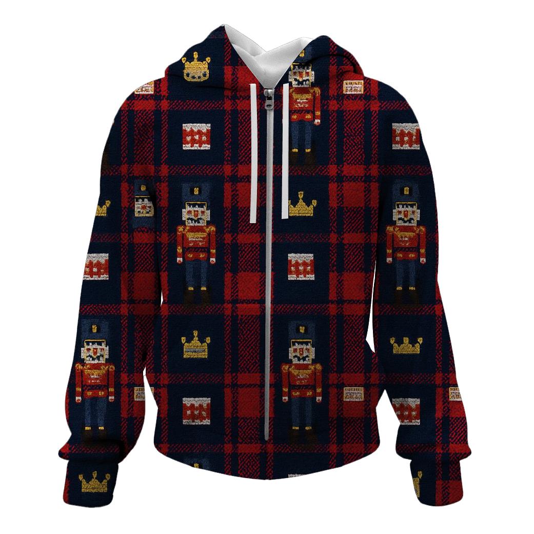 Nutcracker Marching Plaid Design hoodies fashion