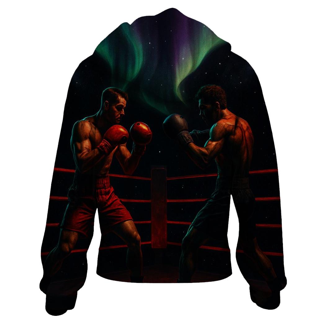 Cosmic Arena Boxing Night pullover hoodies