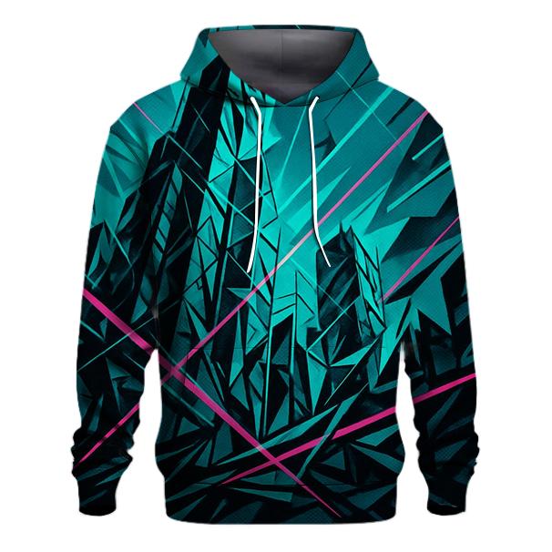Prismatic City Fracture zip-up hoodies