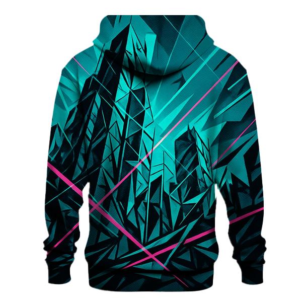 Prismatic City Fracture zip-up hoodies