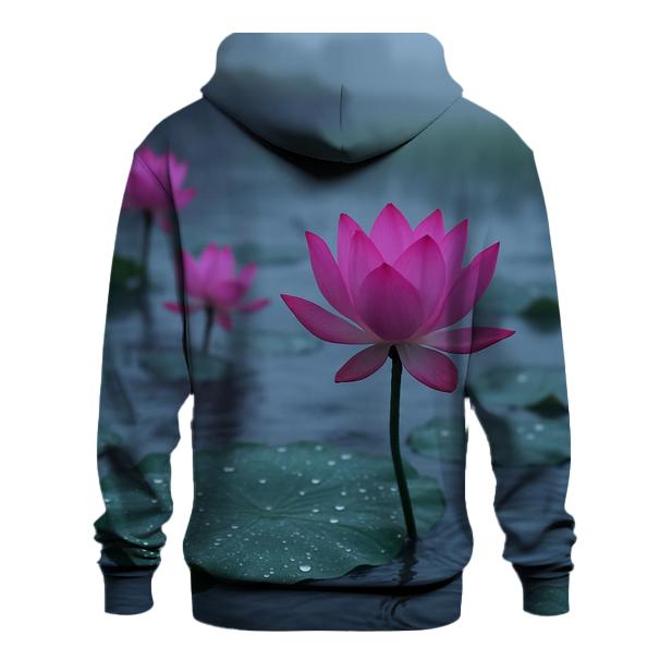Monsoon Lotus Pond At Dawn hoodies fashion